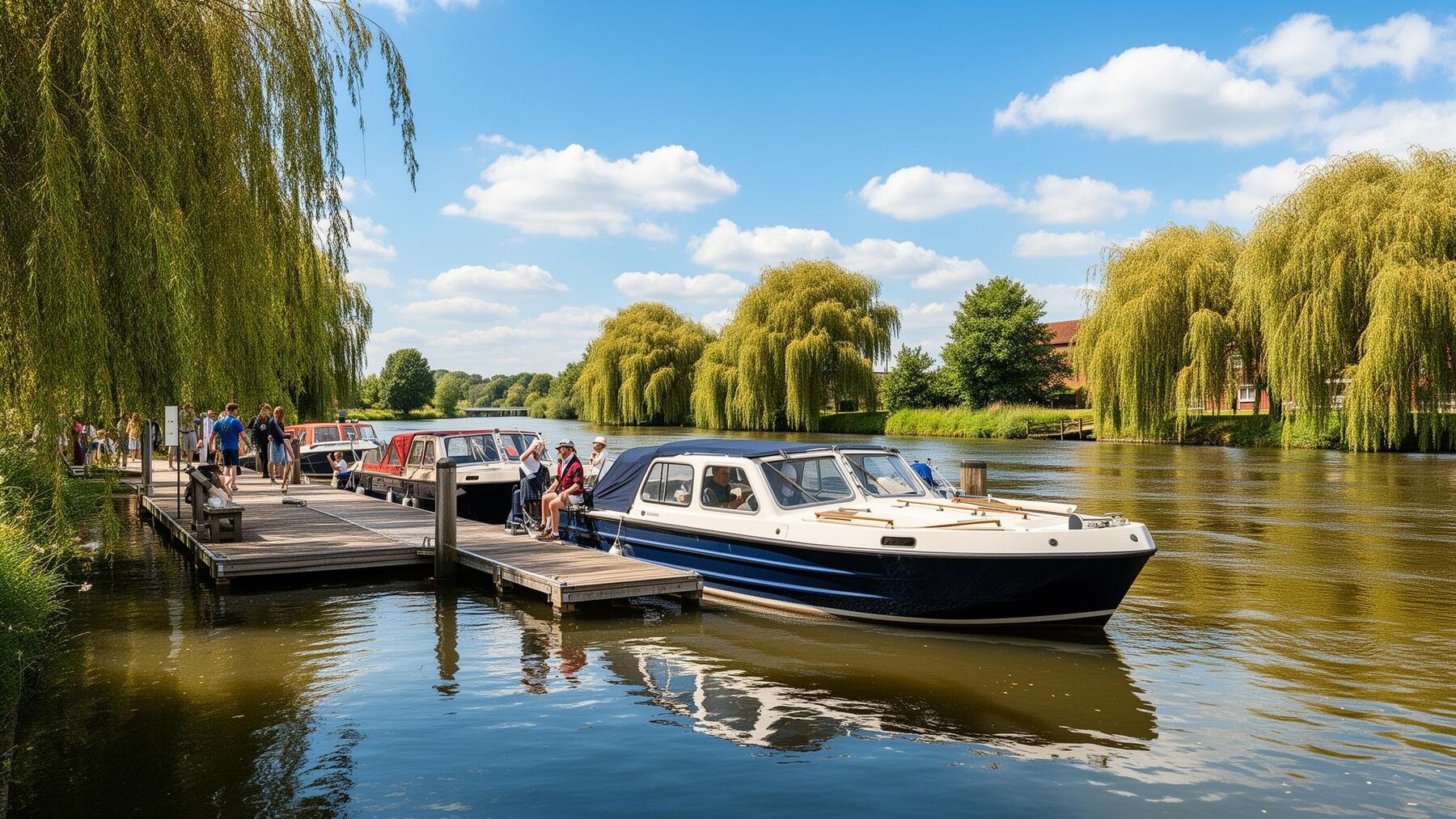 Boat hire on a UK waterway
